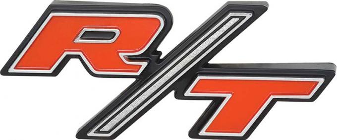 OER 1970 Dodge Charger, "R/T" Hood Emblem, Each, Mopar Licensed, 2998066