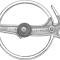 1967-68 Plymouth Barracuda, Hood and Trunk Emblem, Each