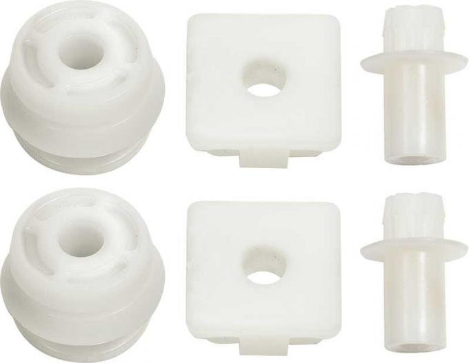 OER 1970-74 Mopar E-Body Quarter Window Roller Set ME8142