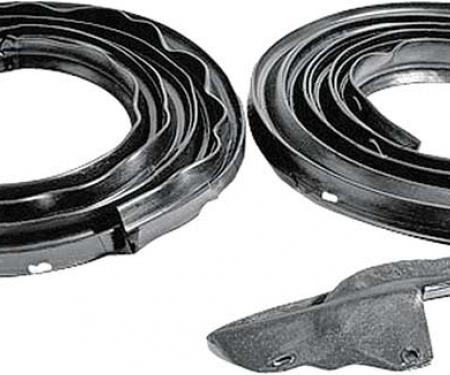 OER 1968-70 Mopar B-Body 2 Door Hardtop Door Seal Weatherstrips MB1271