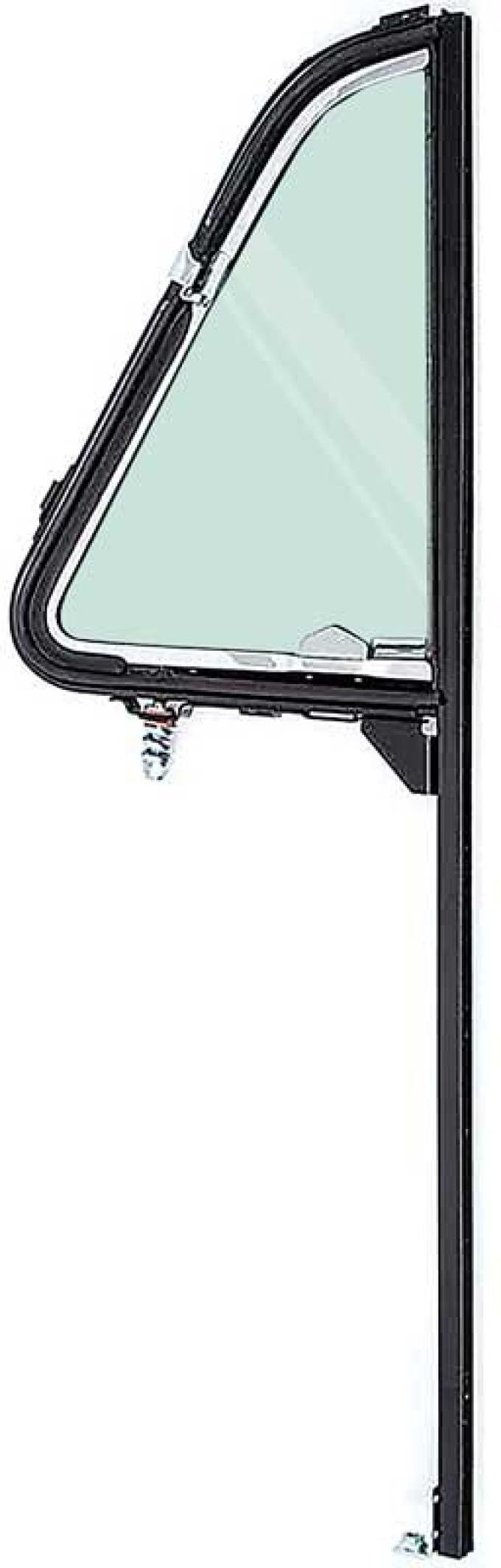 1951-55 Chevrolet, GMC Truck, Vent Window Assembly, with Black Division Bar, Tinted Glass, LH