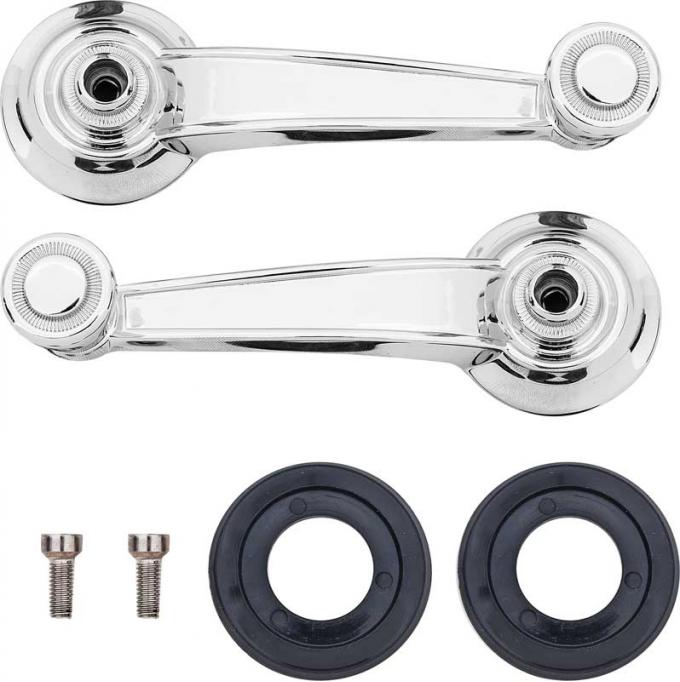 OER 1967 Dodge, Plymouth A & B Models, Window Crank Handle Set, with Hardware, Pair MD157