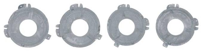 OER 1968-70 Mopar Headlamp Bucket Set Inner and Outer LH and RH Sides - Set of Four *MD9500
