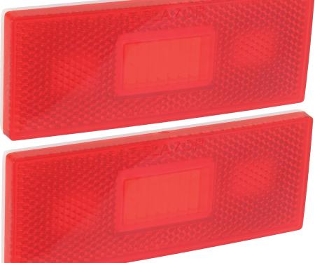 1970-71 Duster, GTX, Road Runner, Rear Side Marker Lenses, Pair