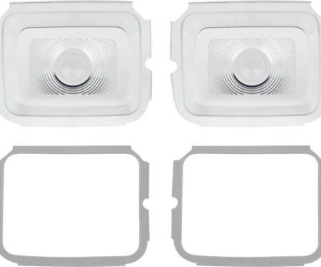OER 1964 Dodge Polara, Back Up Lamp Lens, with Gaskets, Pair MB5981
