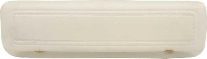 OER 1966-70 Mopar B-Body White 9" Arm Rest Pad MD281