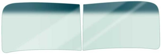 OER 1947-53 GM Pickup Truck, 2-Piece Windshield, Clear, Green Tint with Blue Shade CT4754S