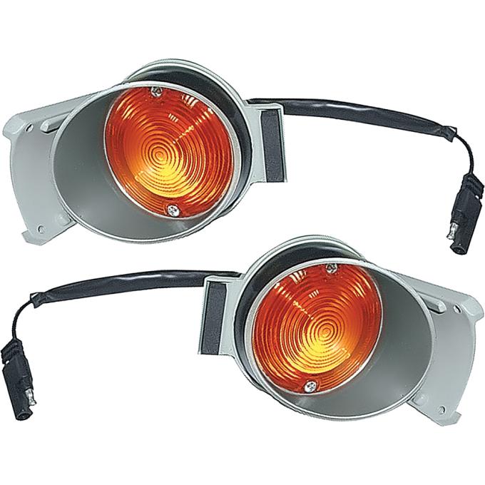 OER 1968-69 Dodge Coronet, Park Lamp Assemblies, RH and LH, Pair MB5984