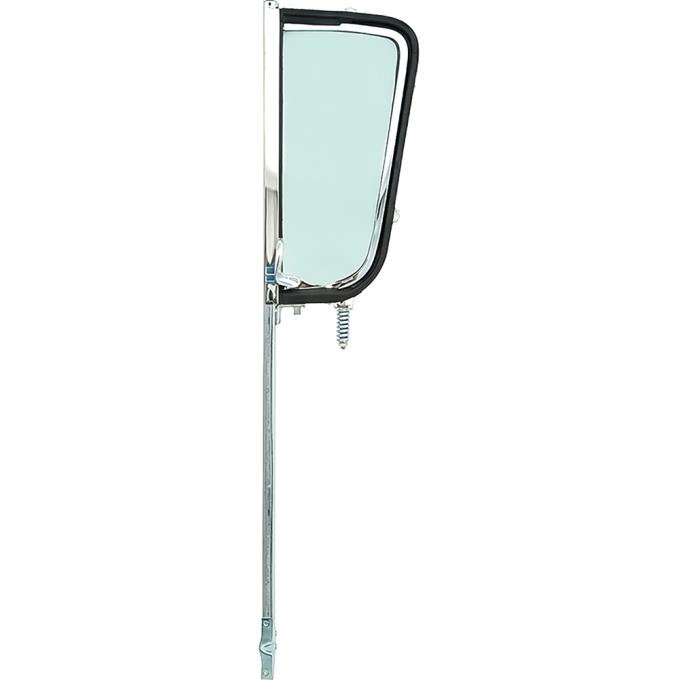 1955-1959 Chevrolet, GMC Truck, Vent Window Assembly, Chrome Frame, Tinted Glass, LH