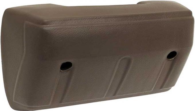 OER 1967-71 GM Truck Arm Rest Pad - Dark Saddle W677117