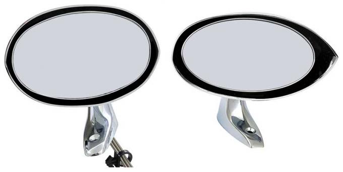 OER 1970-73 Mopar A-Body Outer Door Sport Mirrors Pair *881234