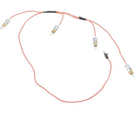 1970-74 Challenger, Barracuda, Cuda, Light Bar Wiring Harness, with Rallye Dash