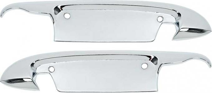 OER 1952-59 Chevrolet, GMC Truck, Outer Door Handle Scuff Plates, Chrome, Pair CX1289