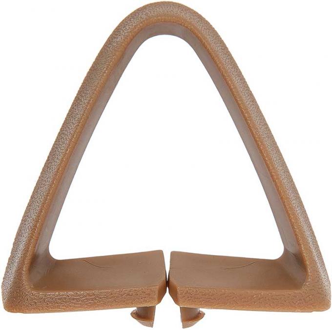 OER 1973-81 Bucket Seat Belt Guide , Triangle , Buckskin 9691910