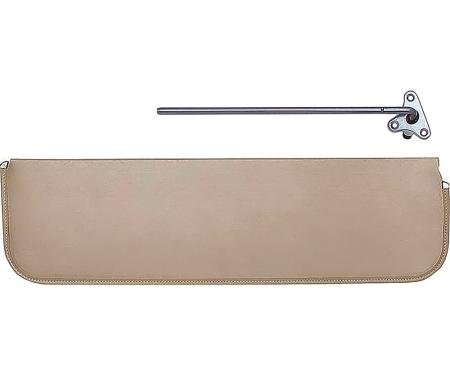 OER 1947-53 GM Truck, OE Style Cardboard Sun Visors w/ Bracket, Tan, RH *GR1935R