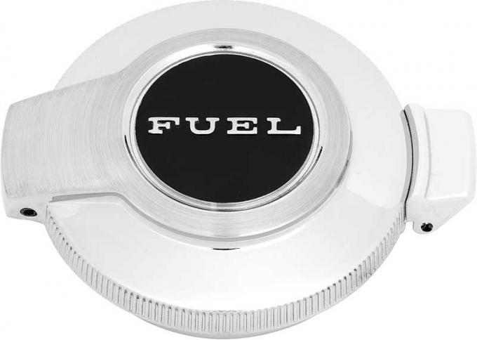 OER 1969-70 Charger, 1969 Barracuda, Quick-Fill Fuel Cap, with "Fuel" wording MF362