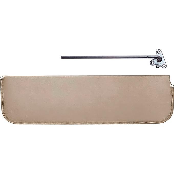 OER 1947-53 GM Truck, OE Style Cardboard Sun Visors w/ Bracket, Tan, RH *GR1935R