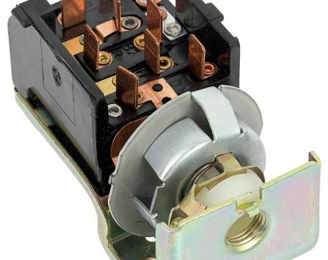 OER 1975-99 Mopar Headlamp Switch, 9-Terminal, With Circuitboard Rheostat, Various Models MD9342