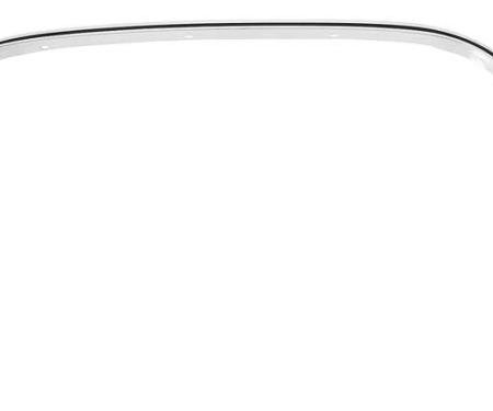 OER 1973-80 Chevrolet, GMC Pickup, Blazer, Jimmy, Suburban, Front Wheel Opening Molding, with Black Stripe, LH Driver Side C2403