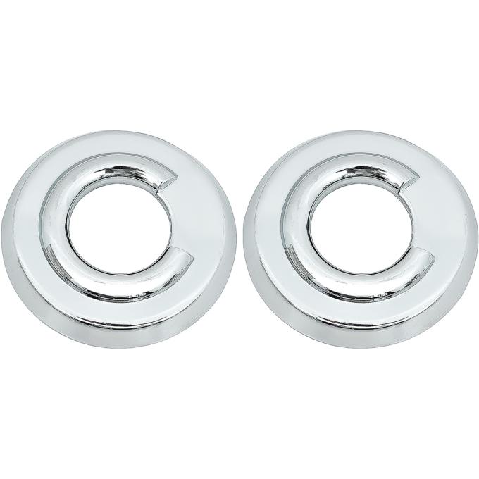 OER 1966-67 Charger Window Crank Handle Washers, Chrome, Pair MD35234