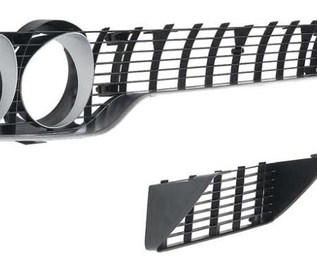 OER 1971-72 GTX, Road Runner, Satellite, Sebring Plus, Grill Set With Lower Grill, 2 Door Hardtop, 6-Pcs *MB9919