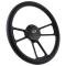 Horn Button Cap, For 5 Bolt Wheels, 5 &times; 2.75 in / 70 mm Bolt Pattern Housing, With Bow Tie Logo, Black