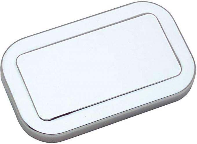 OER 1978-2000 GM, Chrome Master Cylinder Cover, for 3-1/2" x 6" Cap T9635