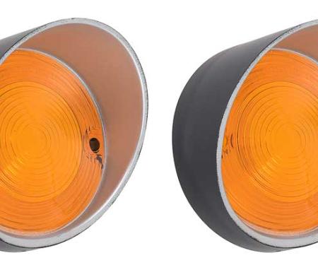 OER 1968-69 Dodge Coronet, Park Lamp Lenses, Pair MB2121