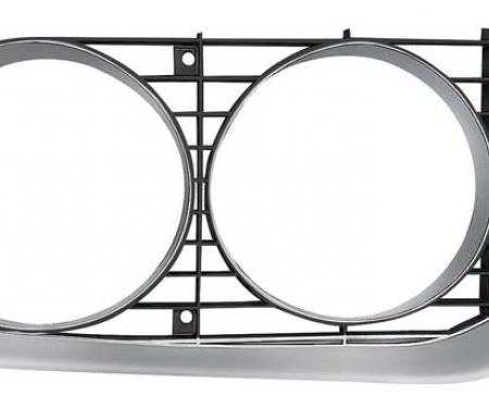 OER 1971-72 Plymouth B-Body - 2 Door Hardtop Headlamp Bezel - RH 3442018