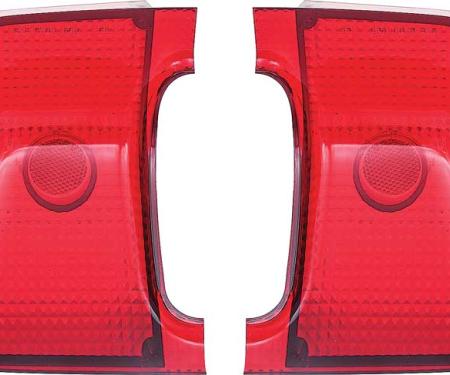 OER 1969 Plymouth Barracuda, Tail Lamp Lens Set, Pair MA2079