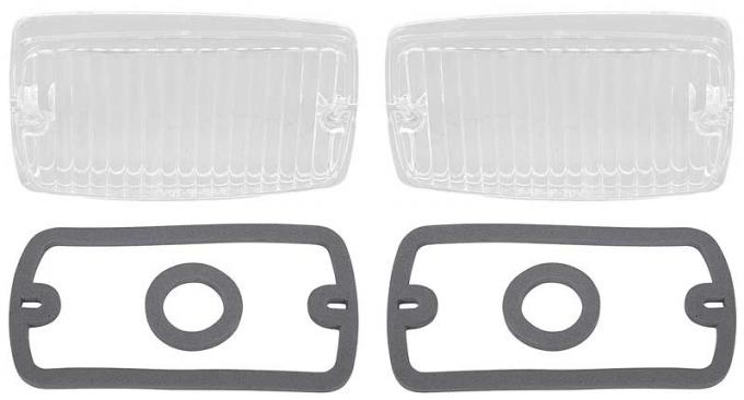 OER 1970-72 Plymouth Valiant/Duster/Scamp Park Lamp Lens and Gasket Set MA2072