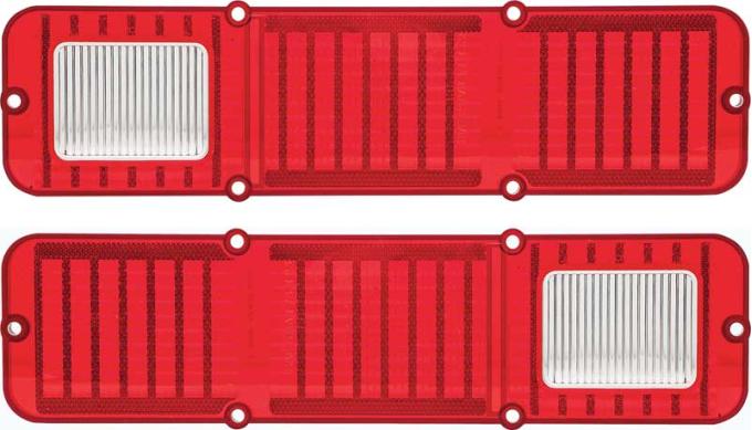 OER 1973-74 Road Runner / GTX Tail Lamp Lenses, with Gaskets, Pair MB2141