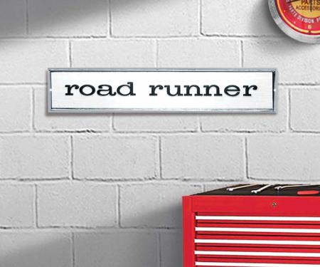 OER Photorealistic Metal Sign, Road Runner Logo, Measures 20" X 4" PS500128