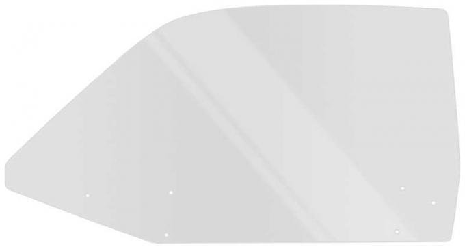 1971-72 Demon / 1970-72 Duster, 2-Door Coupe, Door Glass, LH, Clear
