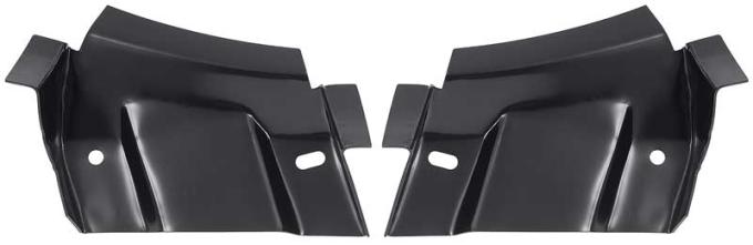 OER 1970-74 Dodge Challenger, Trunk Lower Hinge Braces, Pair, EDP Coated ME861036