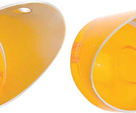 OER 1970-74 Dodge, Plymouth, Park Lamp Lenses, Amber, Various Models MD2062