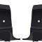 1970-74 Plymouth Barracuda, Cuda, Coupe Models, Interior Rear Side Panels, Black, Pair