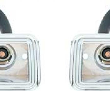 OER 1970-71 Challenger, Side Marker Bezel Set , Front and Rear, 4 Piece Set ME1517