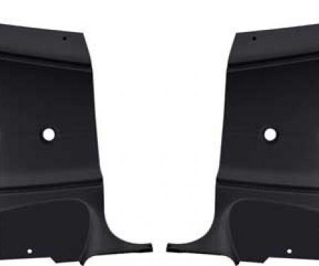 OER 1970-74 Barracuda / 'Cuda Black Rear Panels ME860100