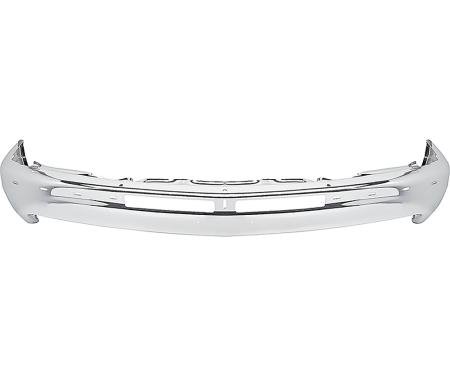 OER 1999-02 Chevy Silverado, 2001-06 Suburban, Tahoe, Front Bumper, Chrome, Without Brackets, Without Air Holes T70381