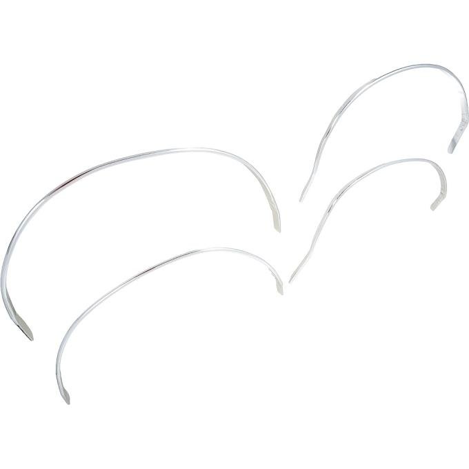 OER 1970-74 Plymouth Barracuda, Wheel Opening Molding Set, Front and Rear, 4 Piece Set, Made In USA MN1488