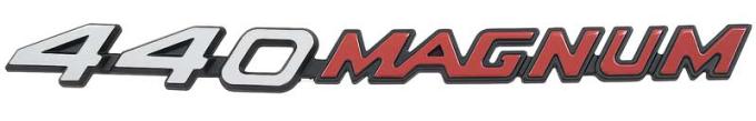 OER 1971-74 Charger, 440 Magnum, Hood Emblem, with Hardware 3443516