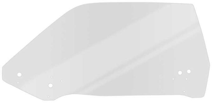 1970-74 Challenger, Barracuda, Cuda, Door Window Glass, Coupe, Hardtop, Clear, LH Driver Side