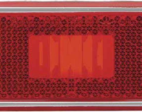 OER 1972-76 Mopar A/B/E-Body Rear Side Marker Lamp Lens - Red 3587440