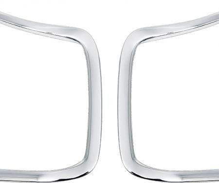 OER 1968-69 Dodge Charger, Front Grill Outer "C" Moldings, Pair MB184619