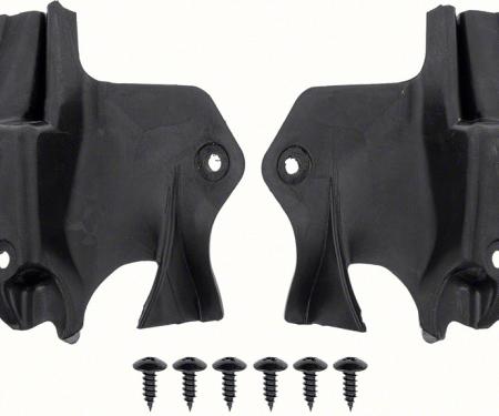 OER 1968-70 Charger, Coronet, Road Runner, Door Seal End Caps, 2 Door Hardtop, Convertible, Pair MB1275