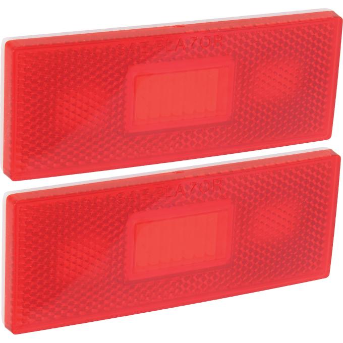 1970-71 Duster, GTX, Road Runner, Rear Side Marker Lenses, Pair