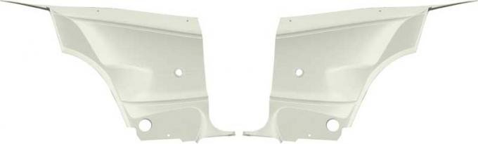 OER 1970-74 Barracuda / 'Cuda White Rear Panels ME860200