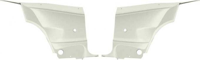 OER 1970-74 Barracuda / 'Cuda White Rear Panels ME860200