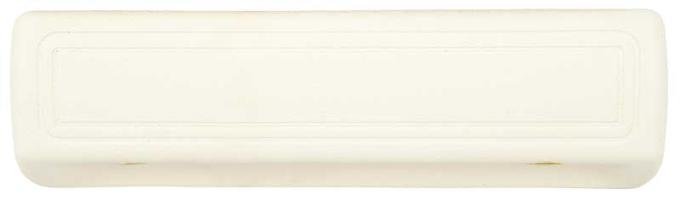 OER 1966-70 Coronet, GTX, Road Runner Satellite, Arm Rest Pad, 9" Long, White MD281